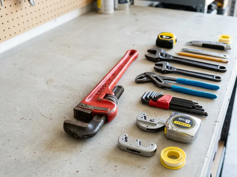 Professional plumbers in East Berlin, PA equipped with top-tier tools for residential and commercial plumbing services.